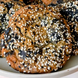 Black sesame cookie michette bakery