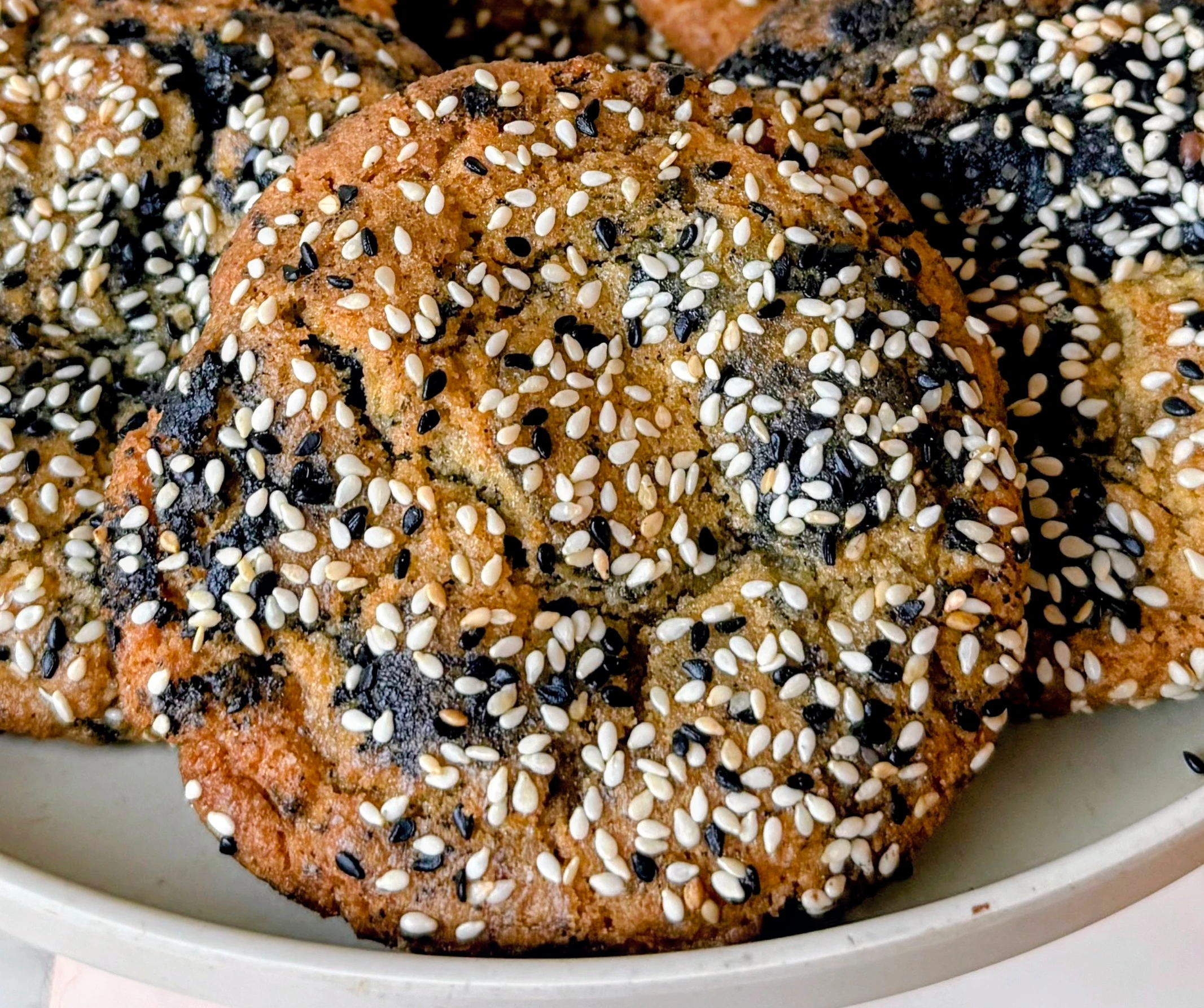 Black sesame cookie michette bakery